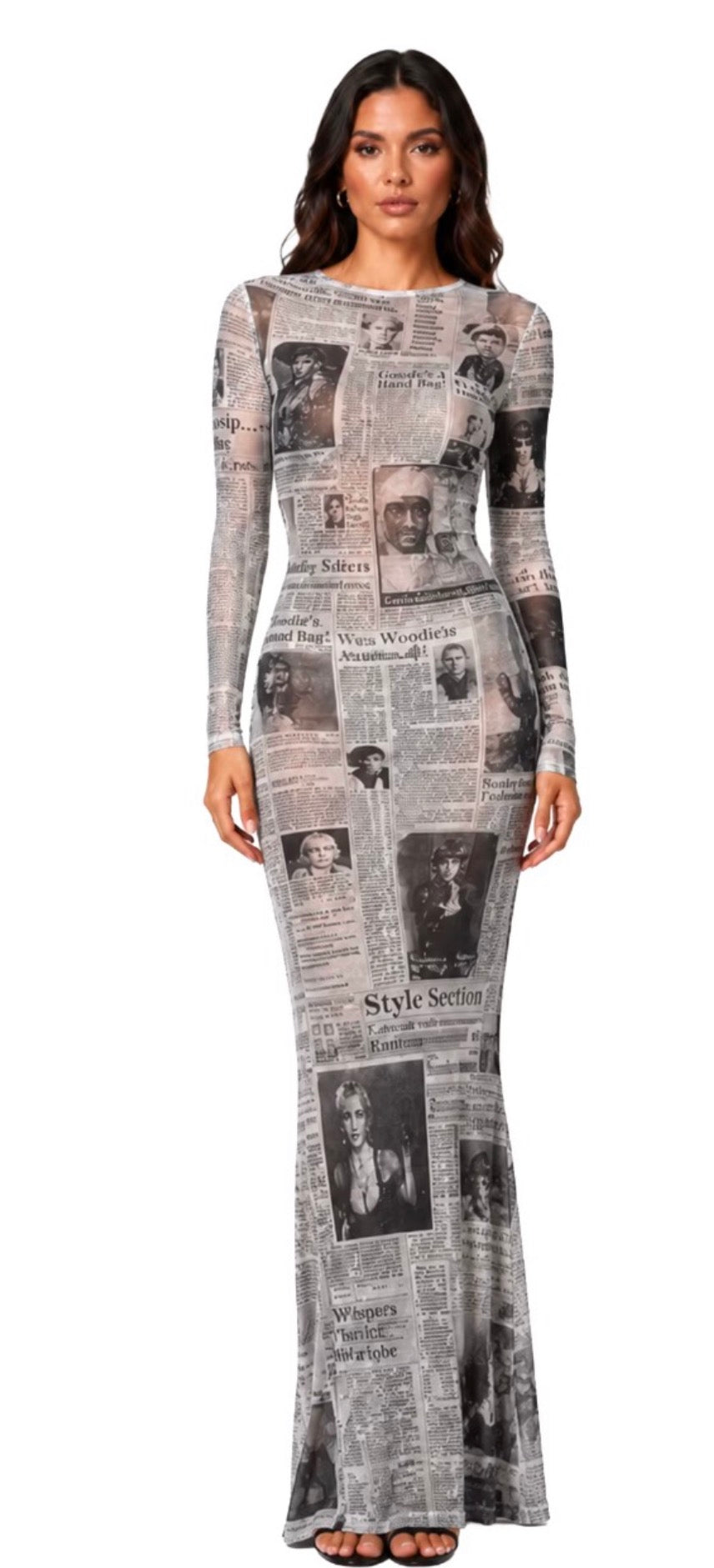 The Front Page Maxi Dress