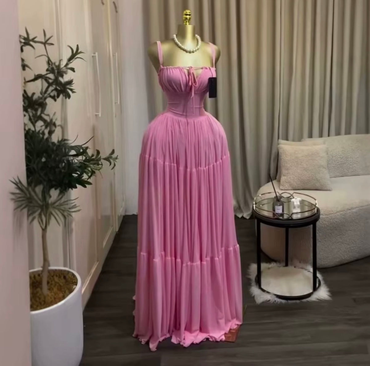The Rosé Reverie Gown