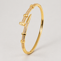 The Golden Edge Bangle