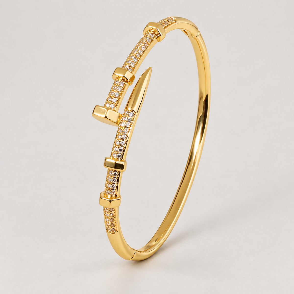 The Golden Edge Bangle